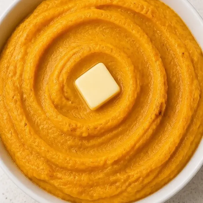 Roasted Garlic Mashed Butternut Squash mashed butternut squash