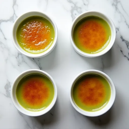 Matcha Green Tea Creme Brulee