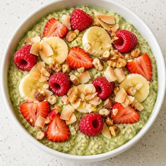 5-Minute Matcha Overnight Oats Matcha Overnight Oats