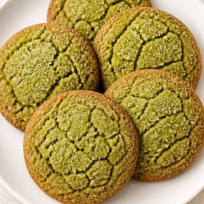 Matcha Sugar Cookies
