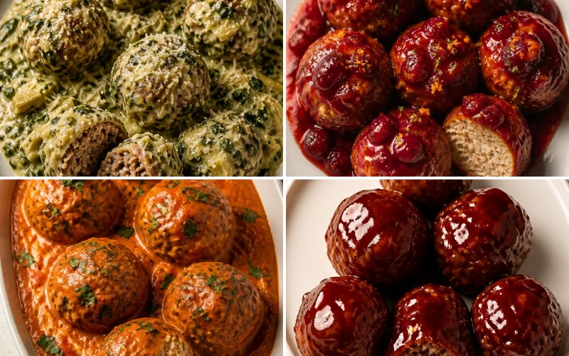 13 Crockpot Meatball Appetizer Recipes for Game Day and Potlucks