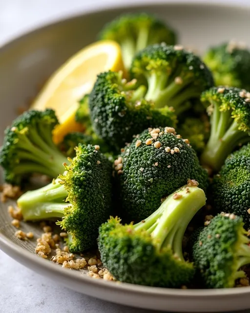 Mediterranean Air Fryer Broccoli