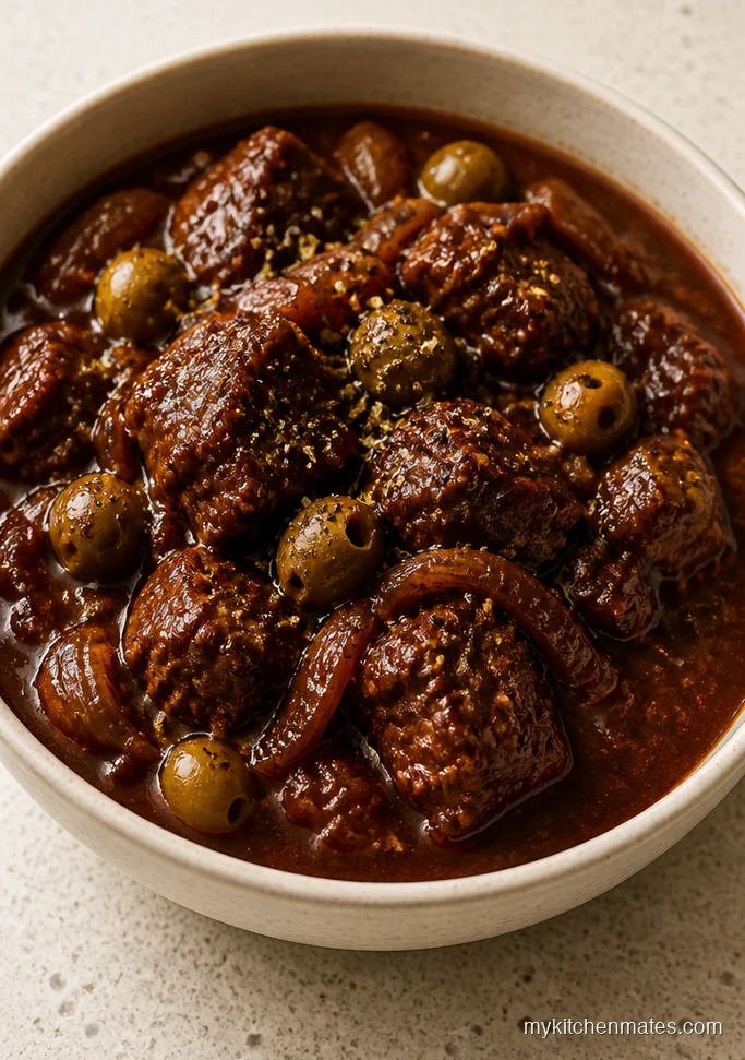 Mediterranean Beef and Olive Stew