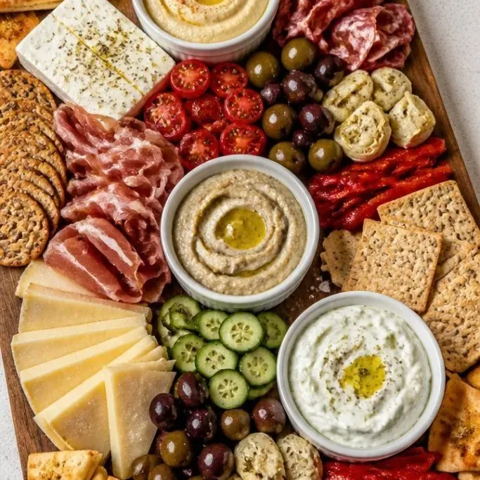 Mediterranean Charcuterie Board