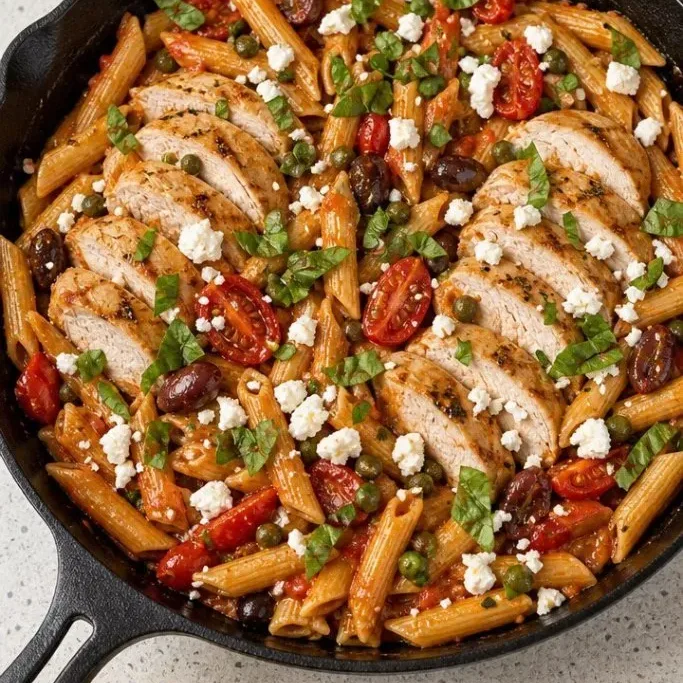 30-Minute Mediterranean Chicken Pasta Mediterranean Chicken Pasta