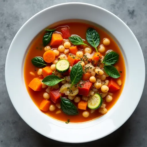 Mediterranean Chickpea Minestrone