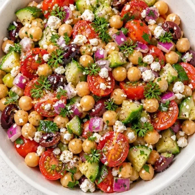 Mediterranean Chickpea Salad