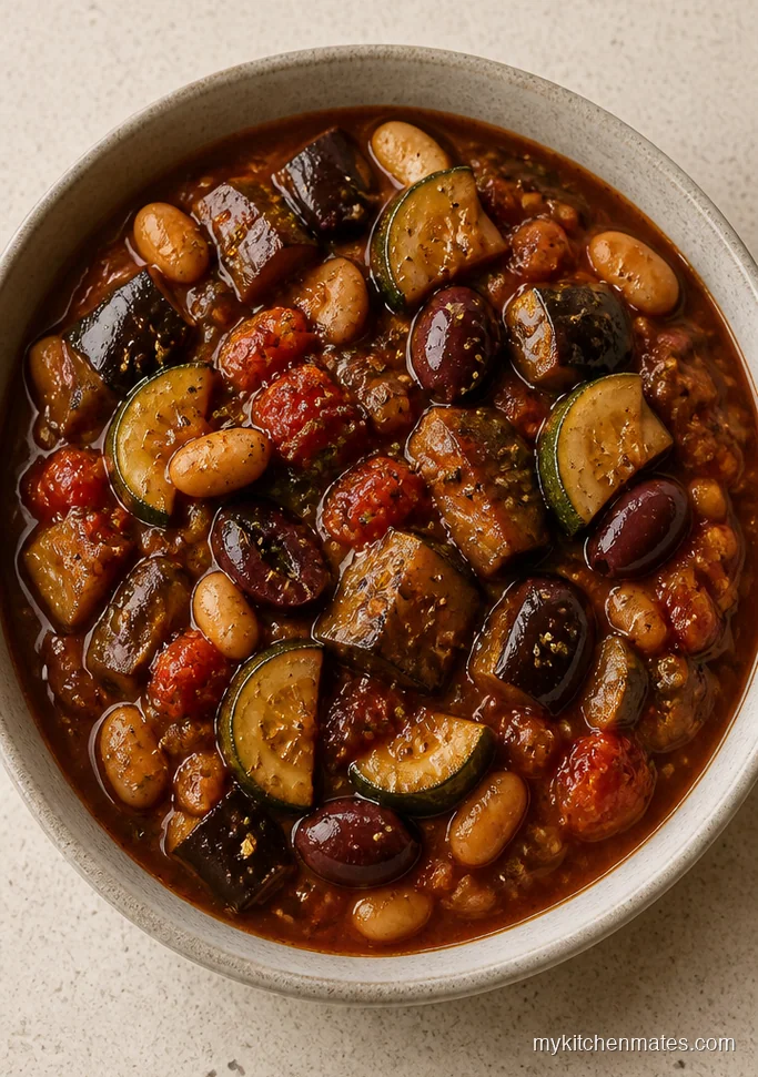 10 Dairy Free Crockpot Recipes for Easy Weeknight Dinners Mediterranean Eggplant and Tomato Stew