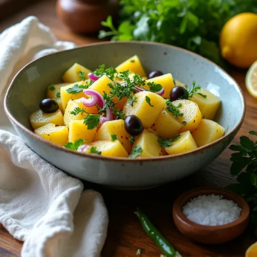 Mediterranean Herb and Olive Oil Potato Salad