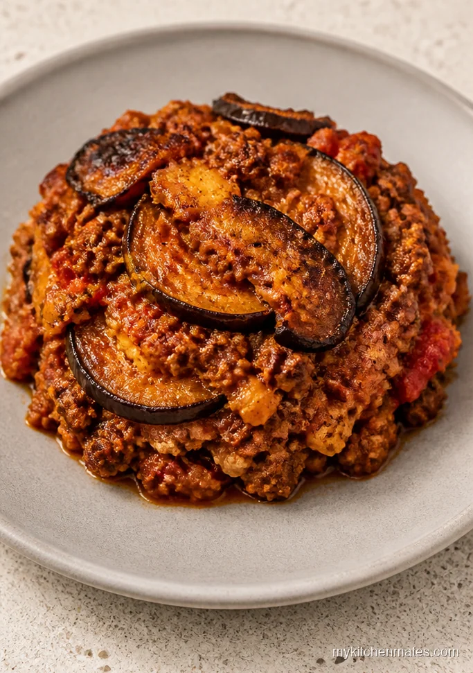 Mediterranean Lamb and Eggplant Casserole