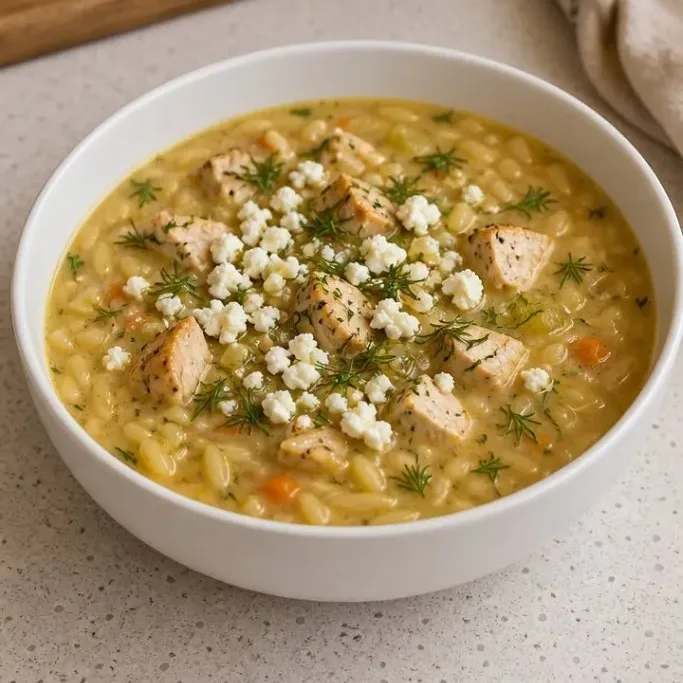 30-Minute Mediterranean Lemon Chicken Soup Mediterranean Lemon Chicken Soup