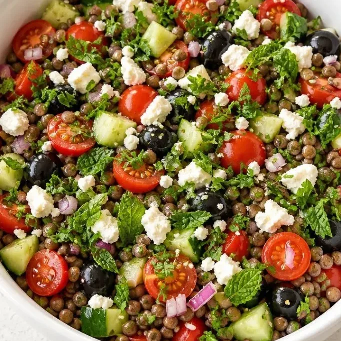 Make-Ahead Mediterranean Lentil Salad Mediterranean Lentil Salad