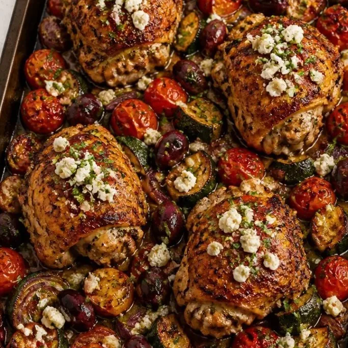 Mediterranean Sheet Pan Dinner