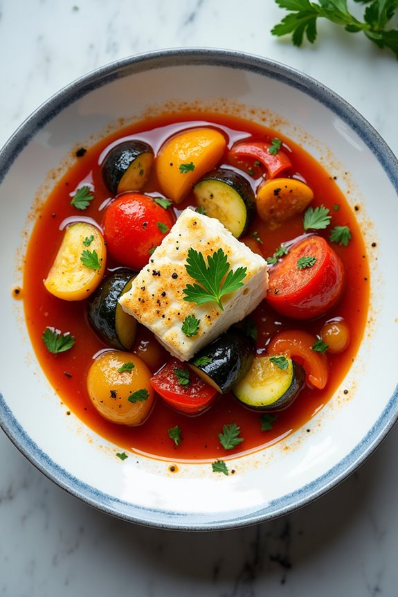 mediterranean cod vegetable stew