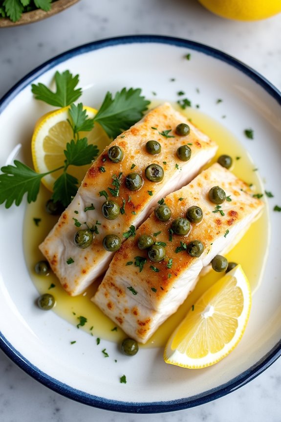 mediterranean swordfish lemon sauce