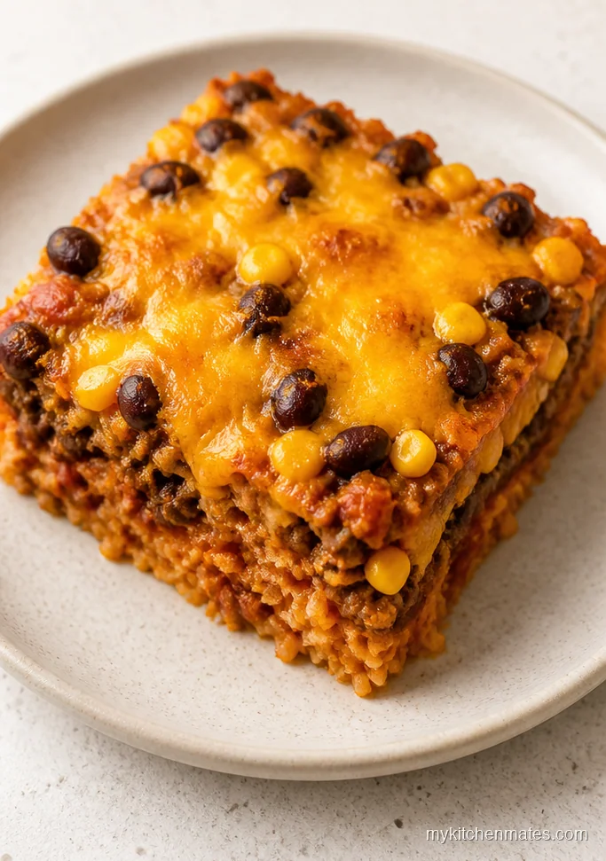 Mexican Beef and Rice Casserole