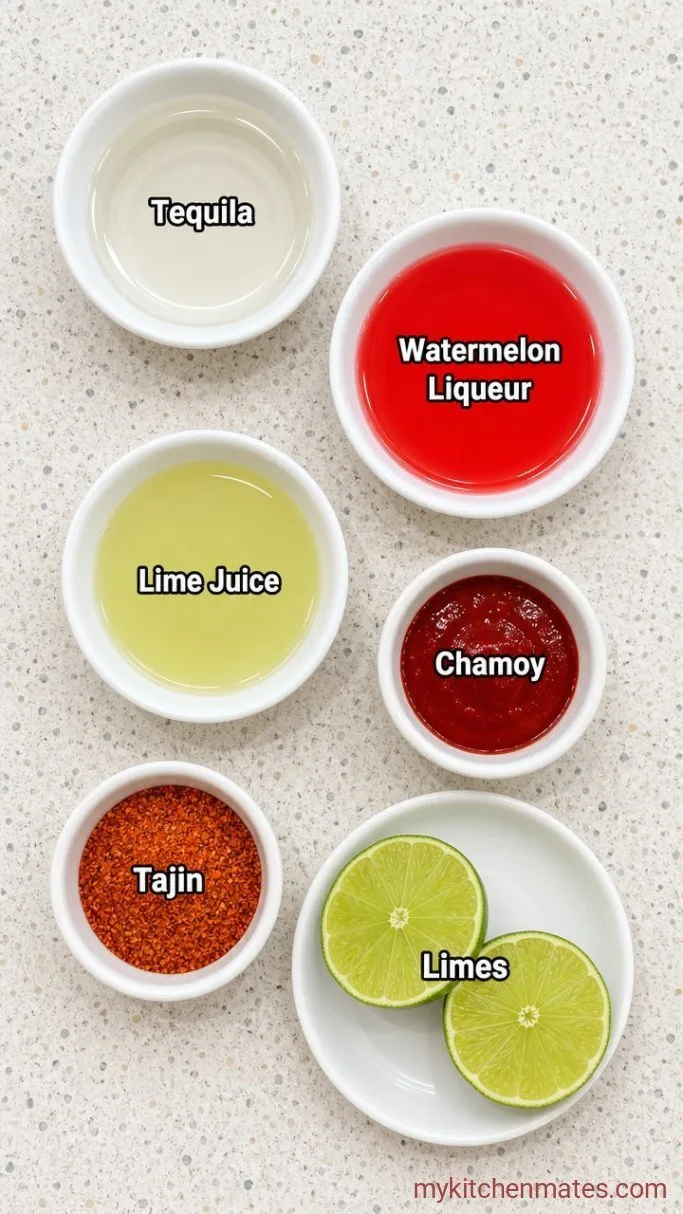 5-Ingredient Mexican Candy Shots (Sweet & Spicy in 5 Minutes) Ingredients