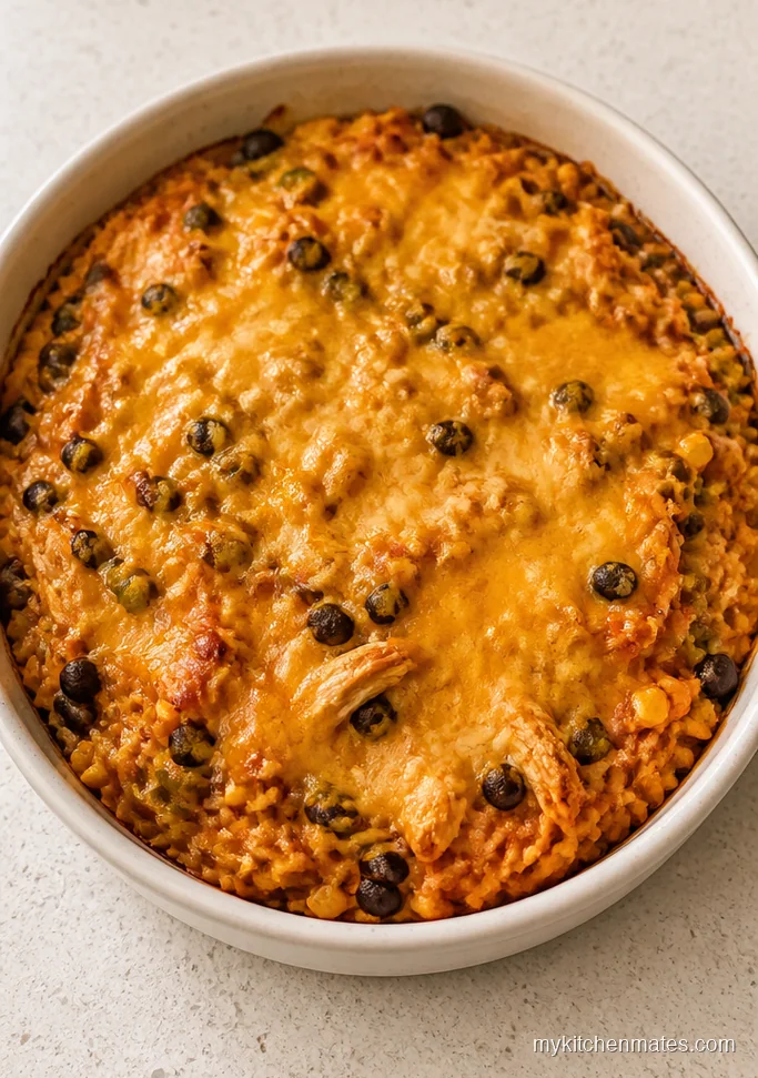 Mexican Chicken and Rice Bake