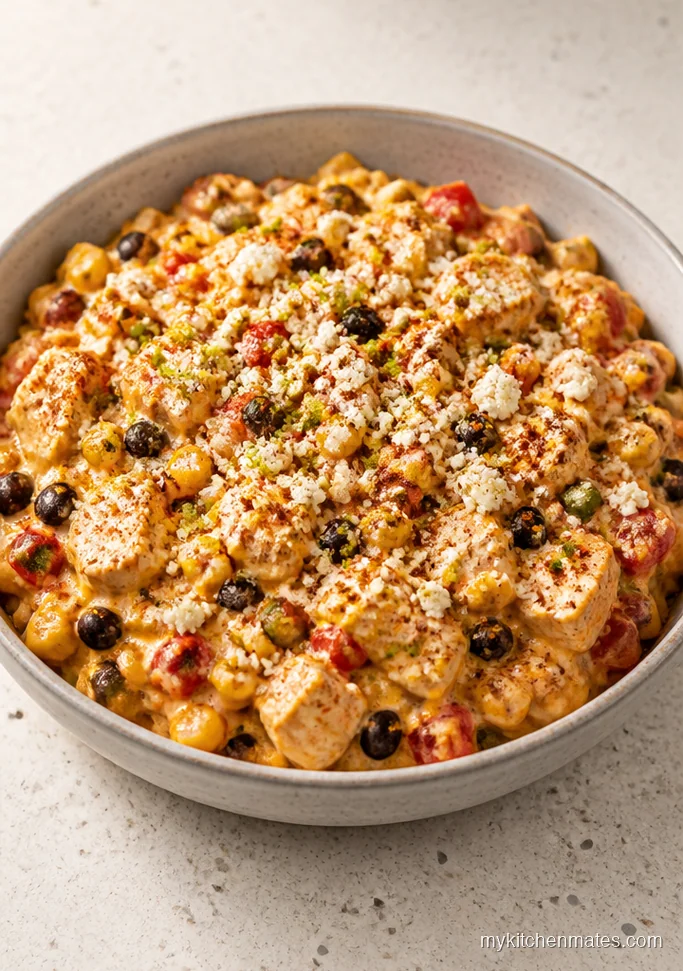 Mexican Street Corn Chicken Casserole