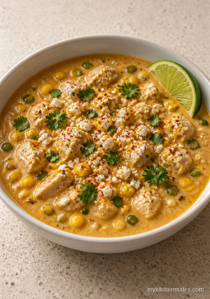 Mexican Street Corn Chicken Chowder