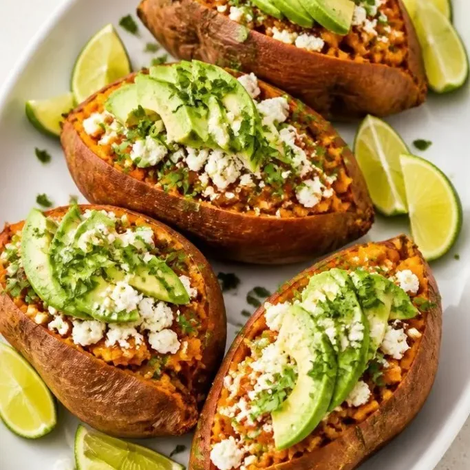 Mexican Stuffed Sweet Potatoes