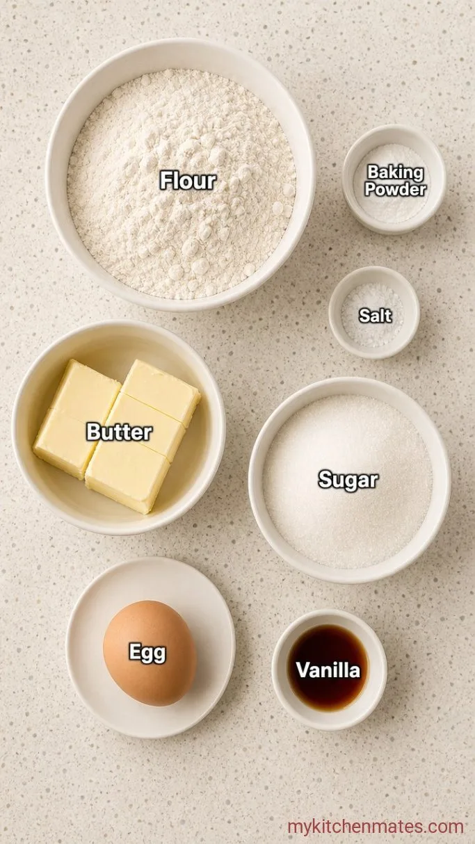Easy Mickey Mouse Sugar Cookies Ingredients