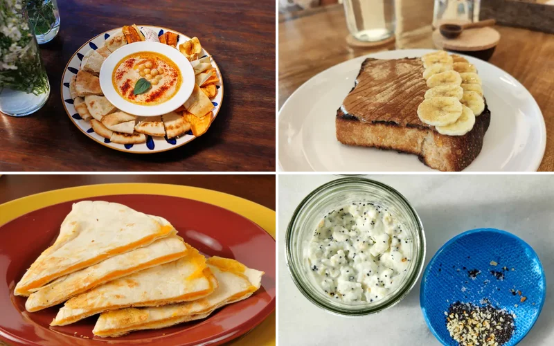 midnight-snack-ideas collage