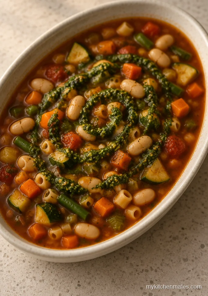 Minestrone With Pesto