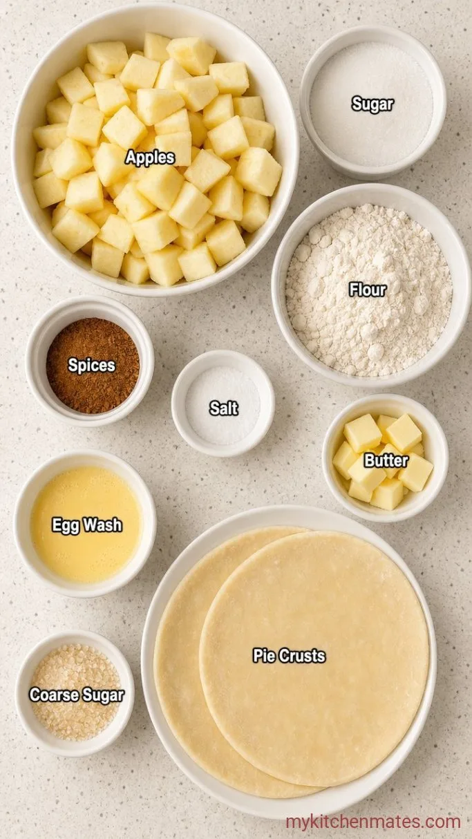 Flaky Mini Apple Pies (Muffin Tin Method) Ingredients