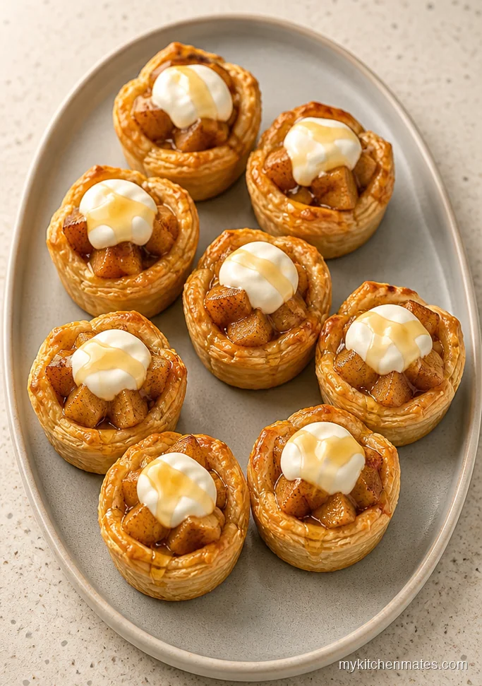 Mini Apple Puff Pastry Cups