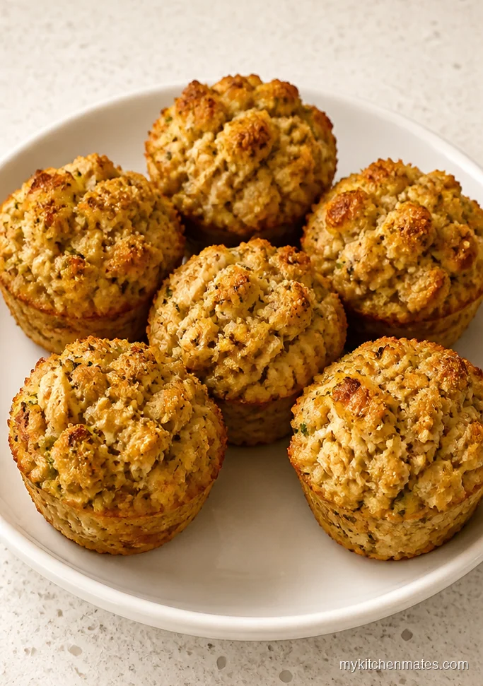 Mini Chicken and Stuffing Muffins for Meal Prep