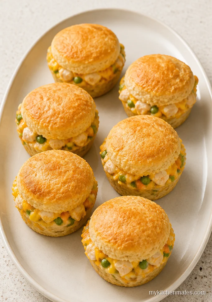 Mini Chicken Pot Pie Casserole Cups