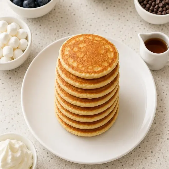 Mini Pancake Bar with Fluffy Silver Dollar Pancakes Mini Pancake Bar