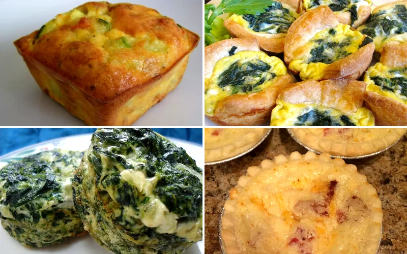 11 Bite-Sized Quiche Recipes for Quick Morning Meals mini quiche recipes featured