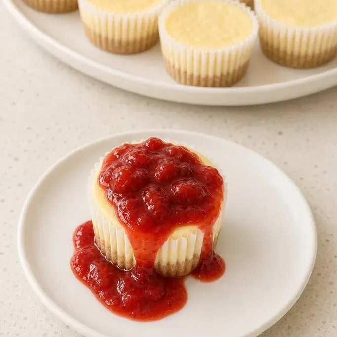 Mini Strawberry Cheesecake
