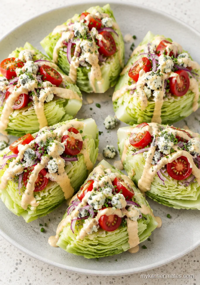 Mini Wedge Salads with Smoky Ranch