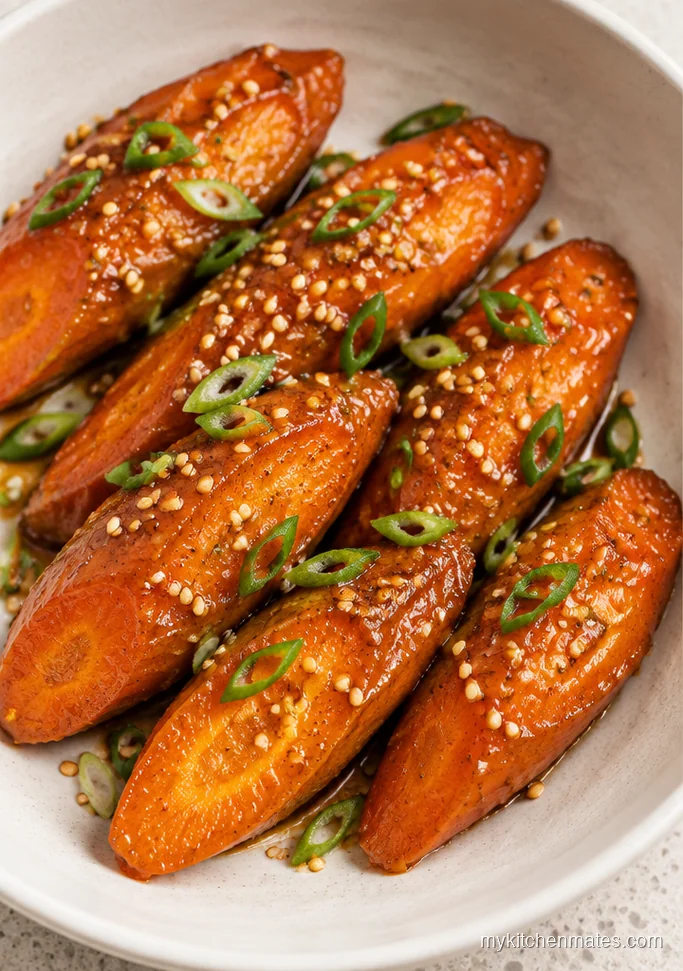 Miso Butter Glazed Carrots