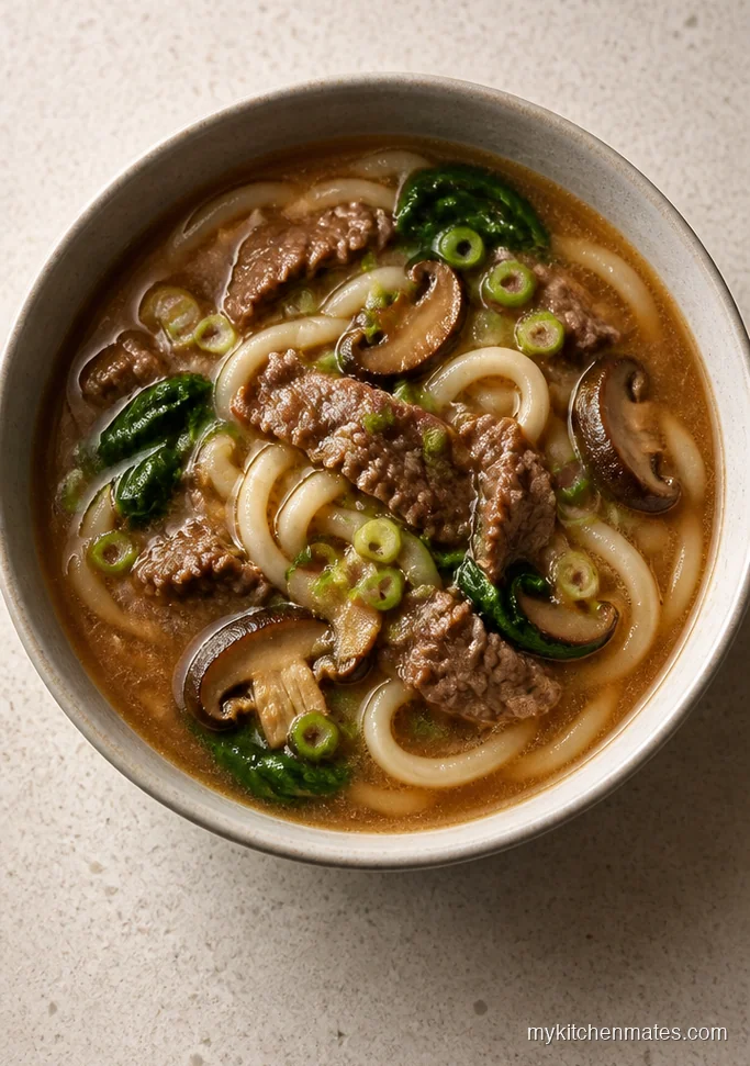 Miso Ginger Beef Noodle Soup