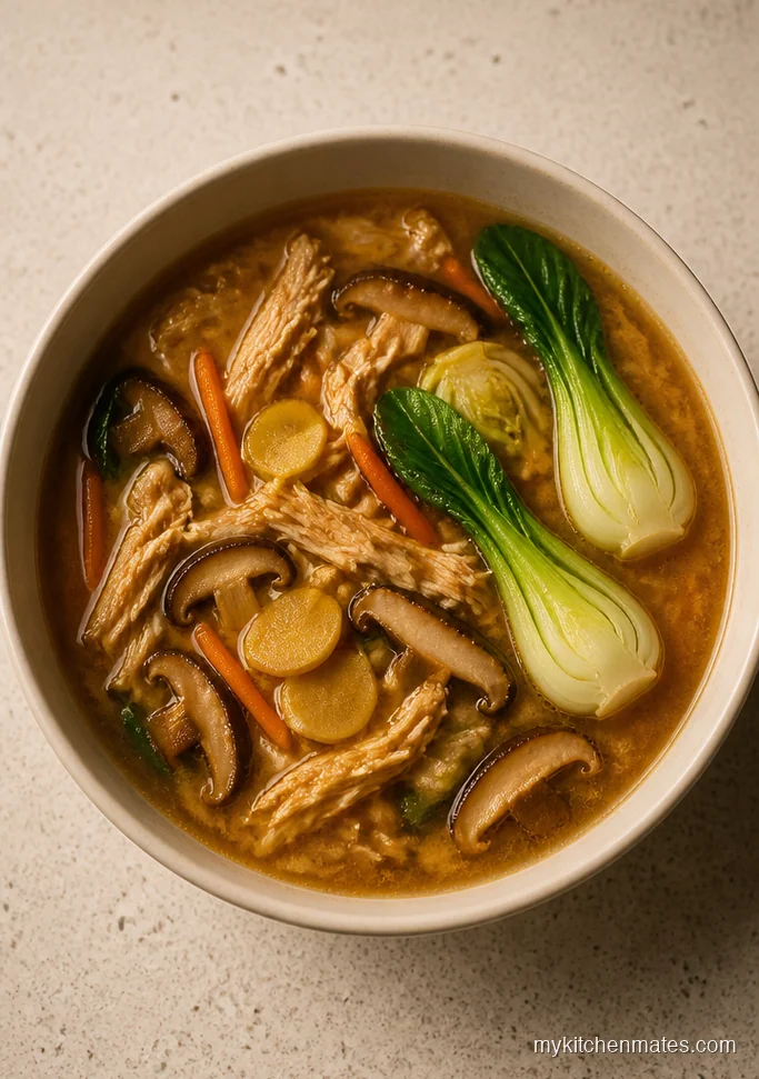 Miso Ginger Chicken Soup