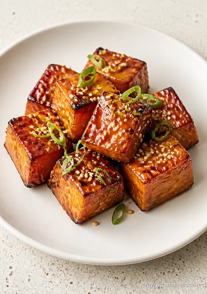Miso Maple Roasted Sweet Potatoes