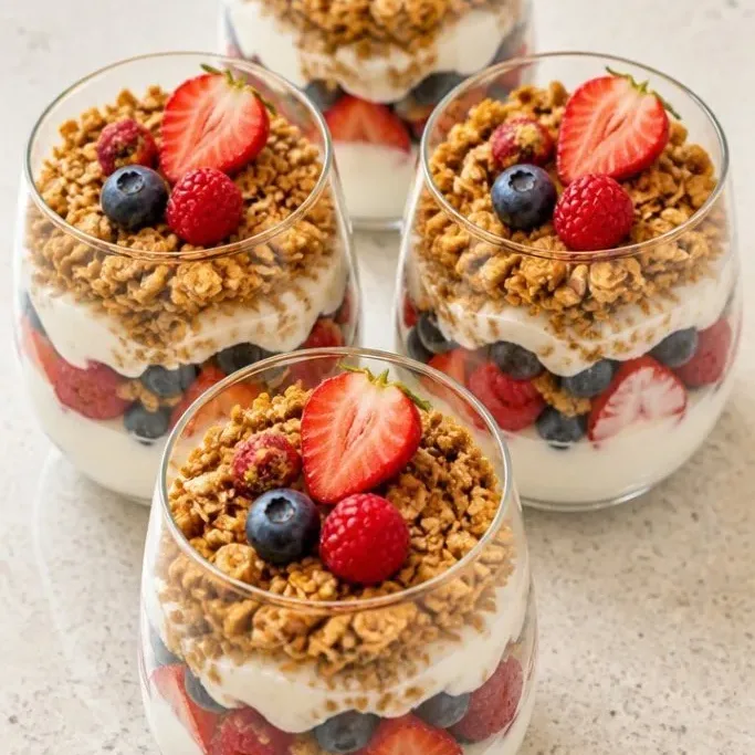 5-Minute Mixed Berry Parfait Cups Mixed Berry Parfait Cups