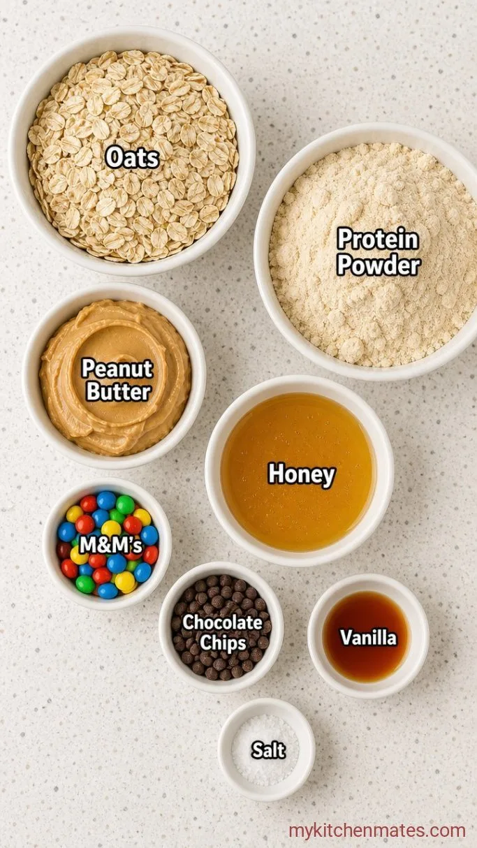 No-Bake Monster Cookie Protein Balls Ingredients