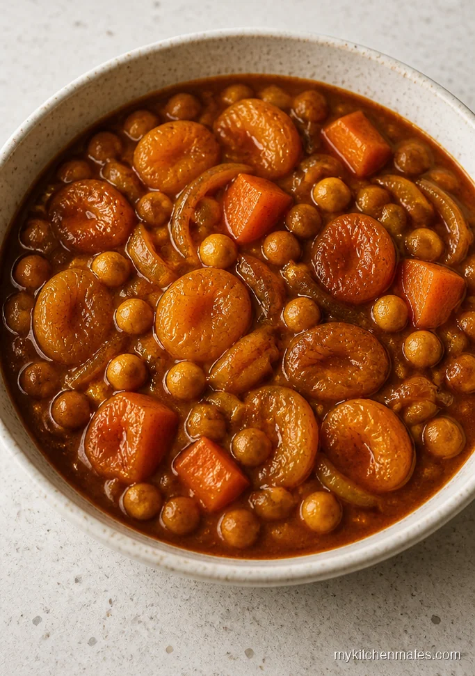 Moroccan Chickpea and Apricot Tagine