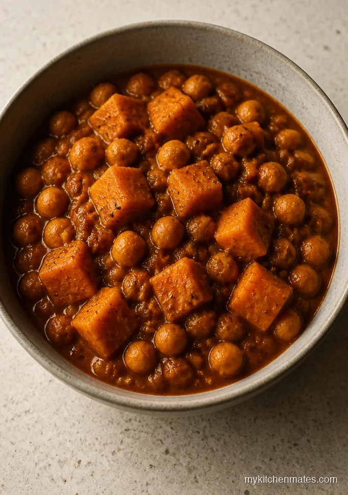 Moroccan Chickpea and Sweet Potato Stew