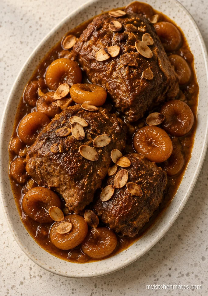 Moroccan Lamb Tagine with Apricots