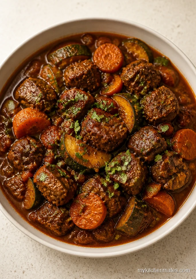 Moroccan Spiced Beef and Carrot Tagine
