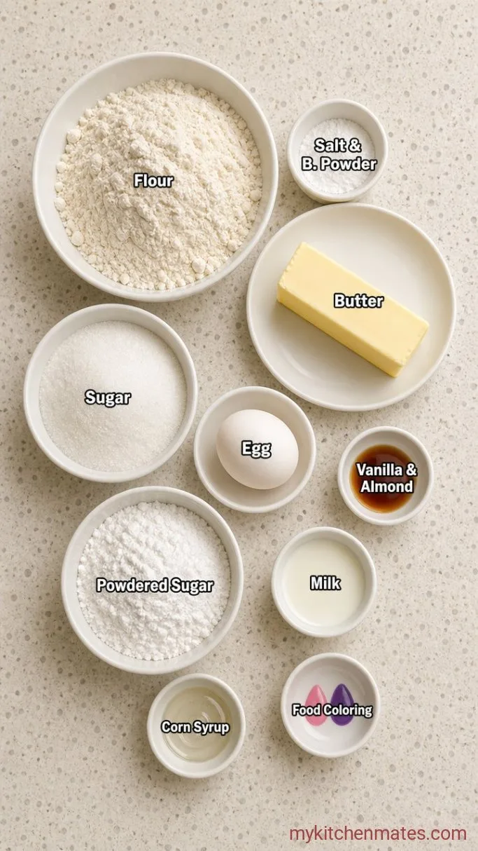 Soft and Buttery Mother’s Day Sugar Cookies Ingredients