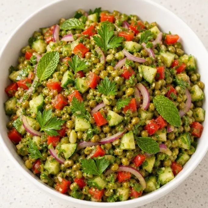 Bright 15-Minute Mung Bean Salad with Lemon and Herbs Mung Bean Salad