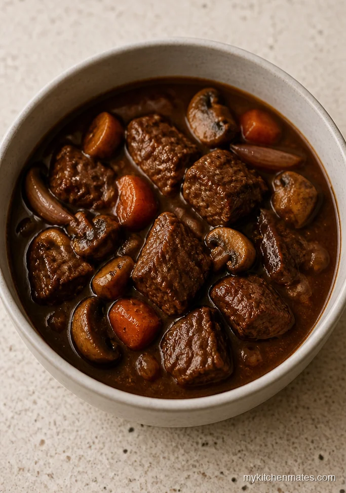 10 Dutch Oven Beef Stew Recipes That Earn Their Simmer Mushroom and Balsamic Beef Stew