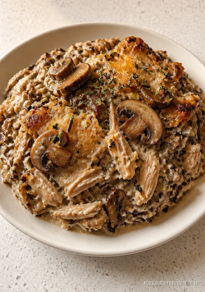12 Gluten Free Chicken Casserole Recipes for Easy Weeknight Dinners Mushroom and Wild Rice Chicken Casserole